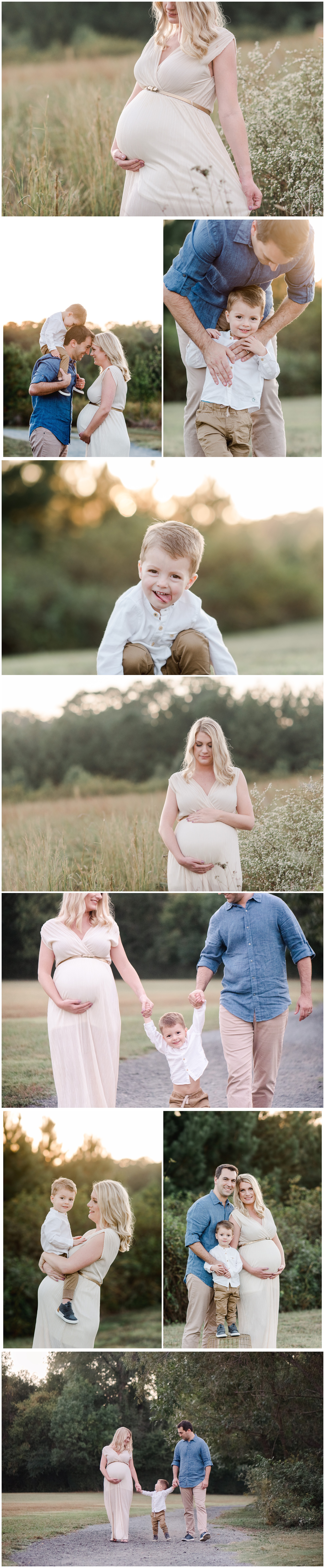 family maternity session in roswell ga