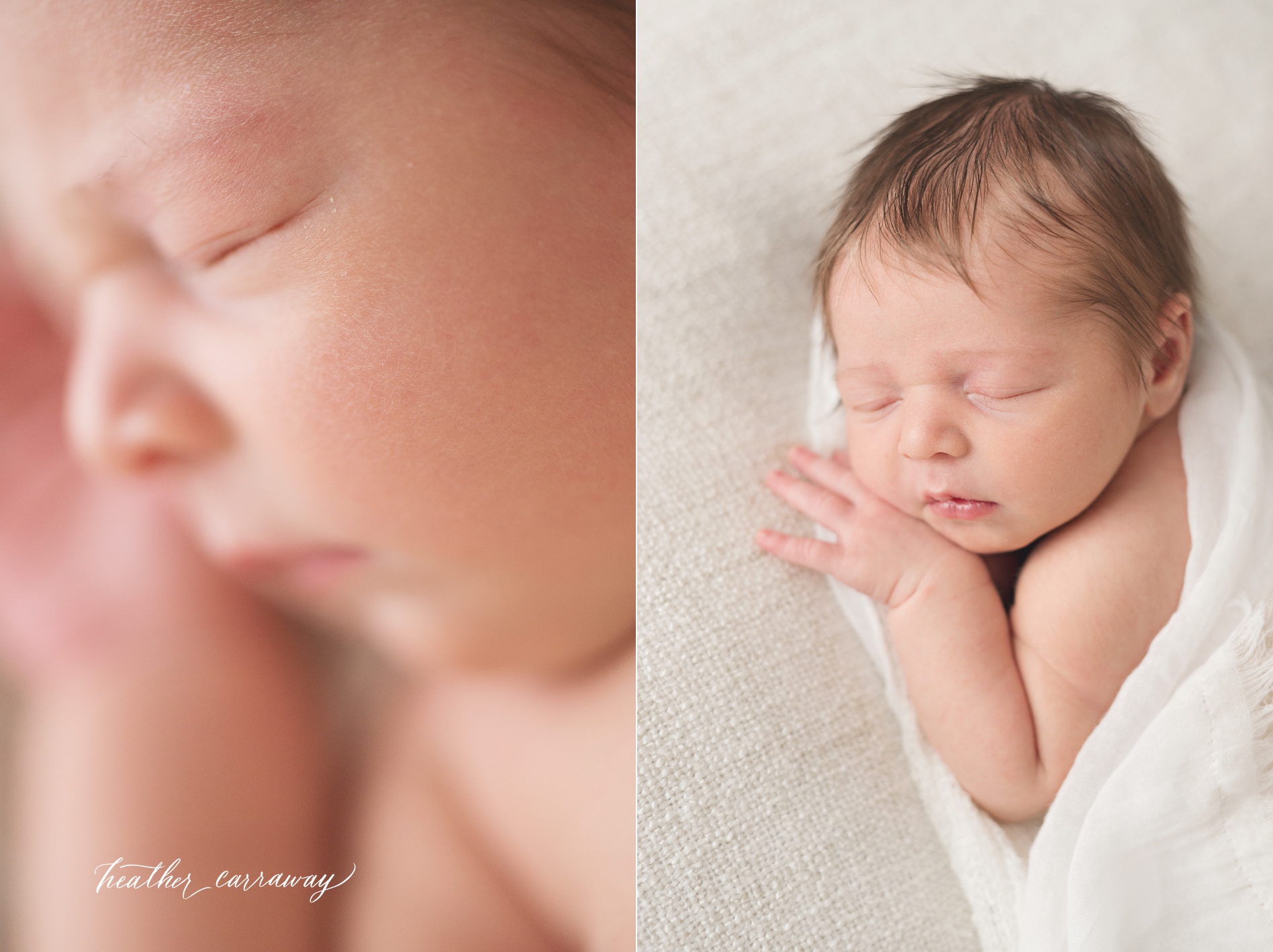 natural Atlanta newborn photographer, organic newborn photography, natural newborn, newborn in white swaddle