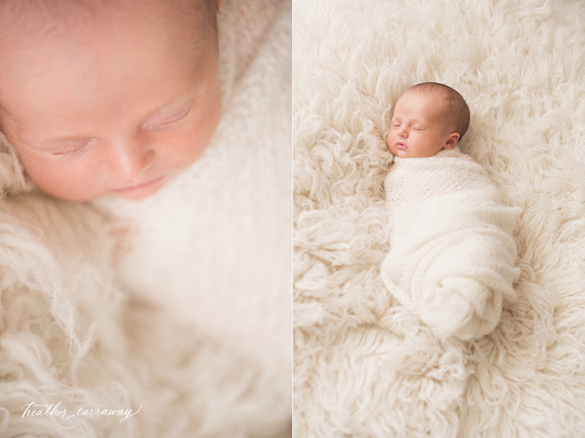 atlanta newborn photographer, white and cream newborn photos