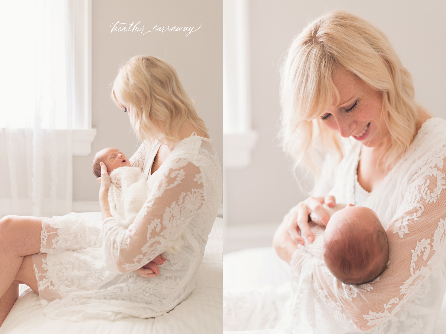 natural newborn photographer in atlanta, mom and baby photos