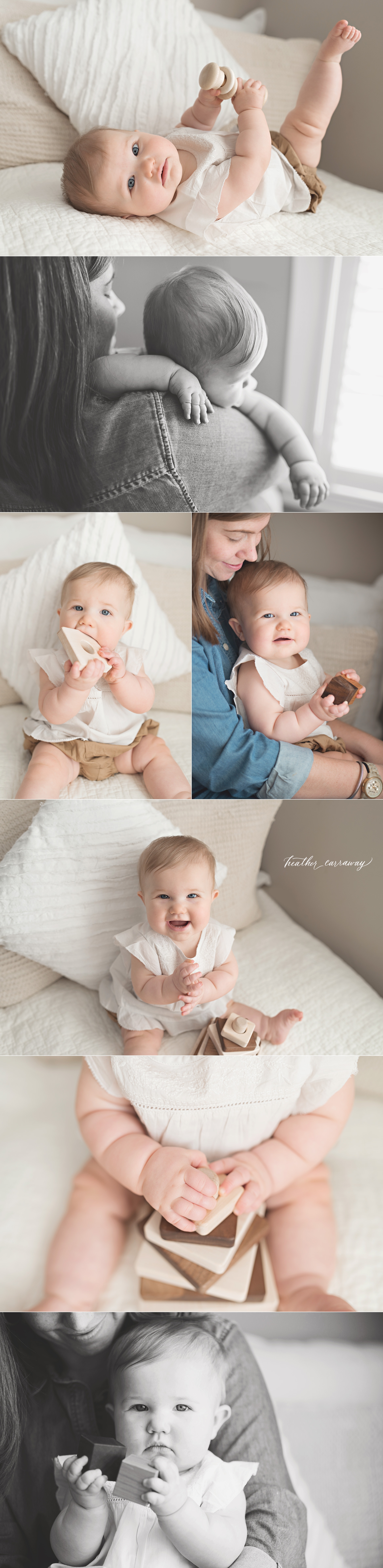 8 month old baby | baby milestone session | atlanta baby photographer