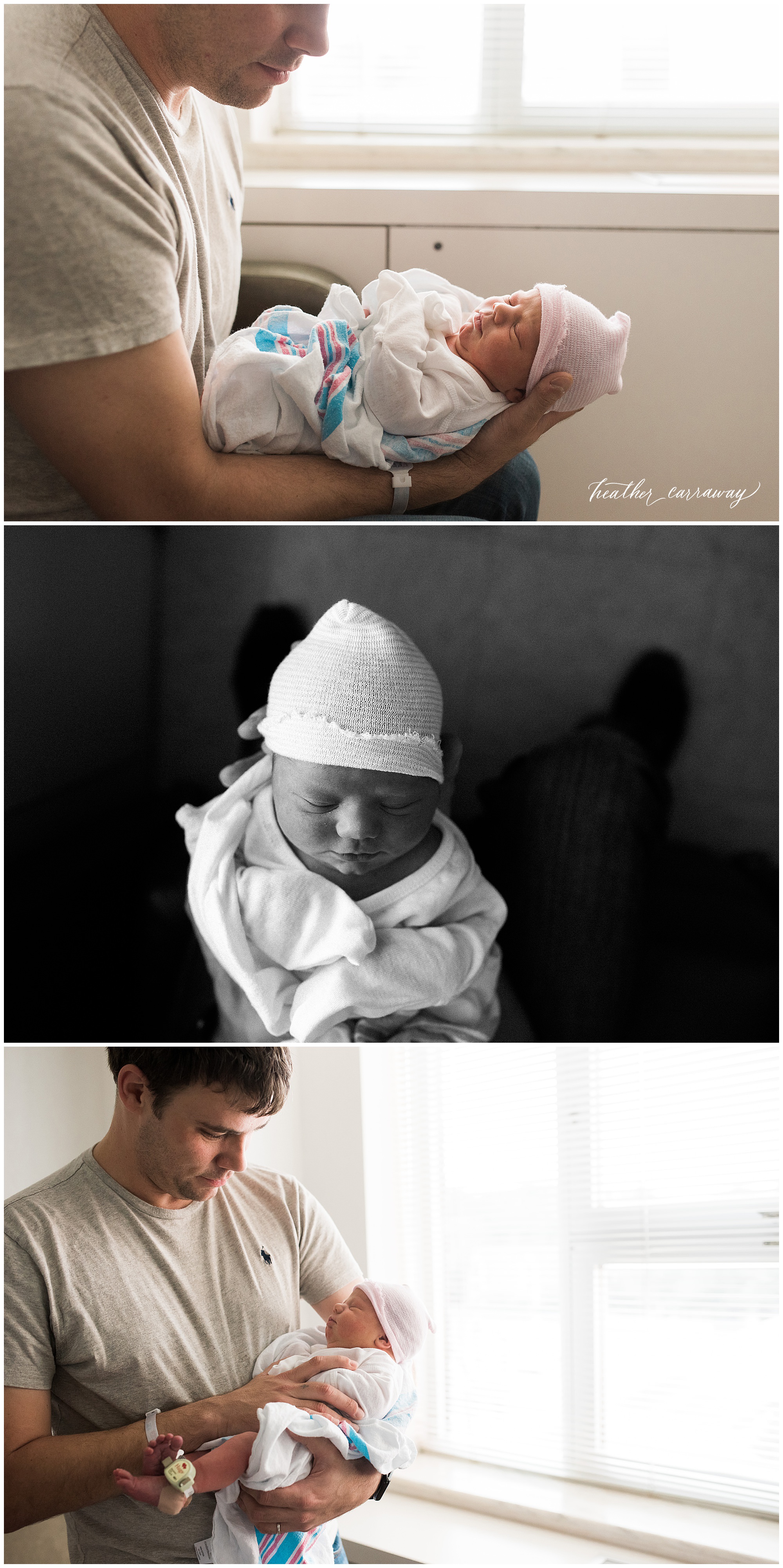 Must Have Pictures of Your Newborn in the Hospital, dad with newborn